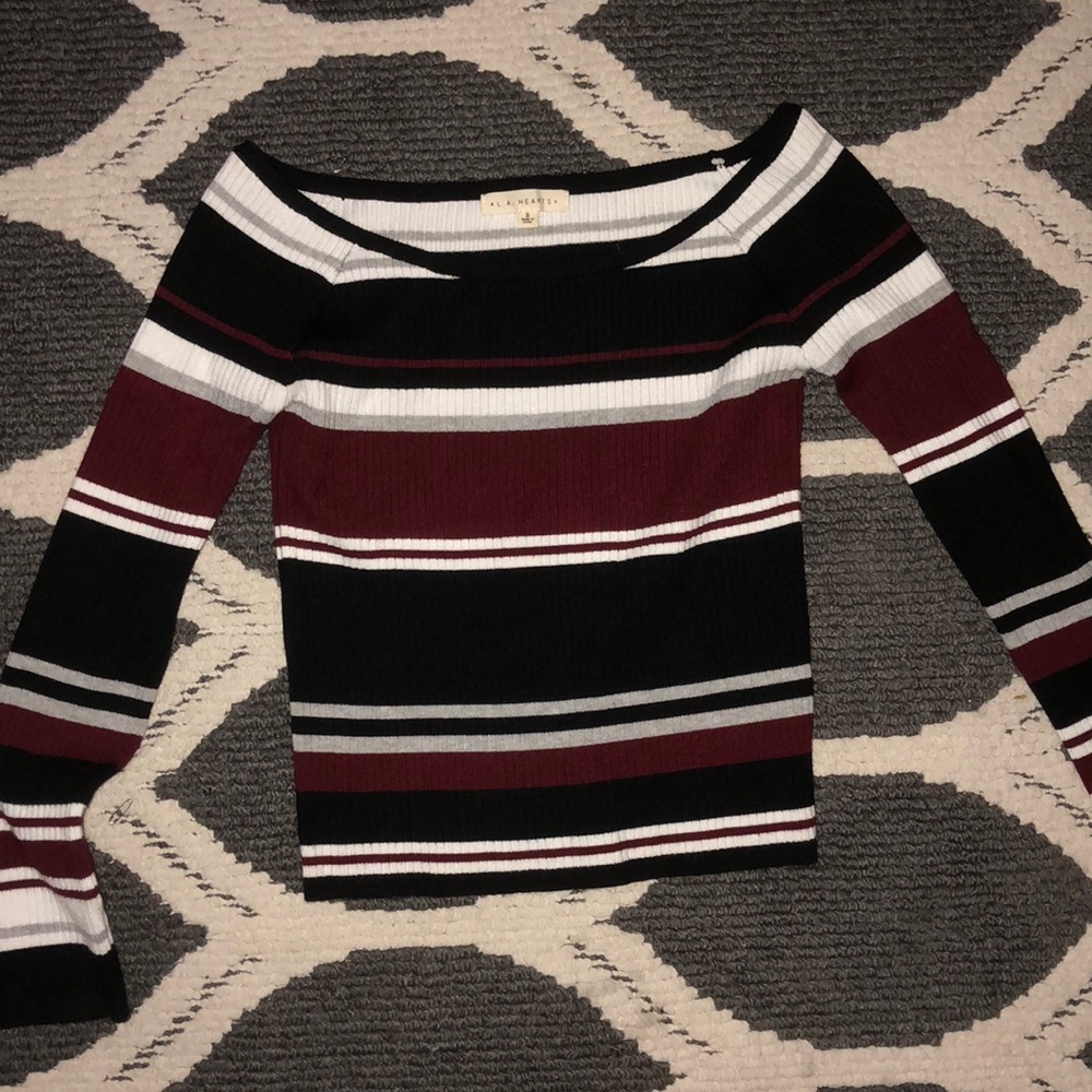Off the shoulder sweater